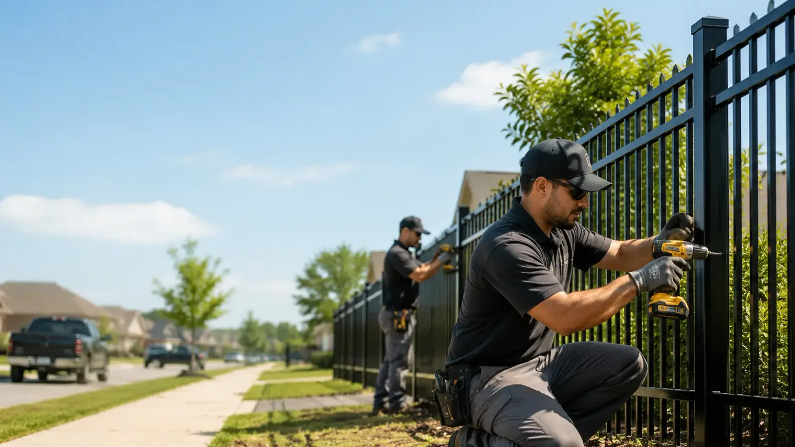 Metal Fence Installation in Nancy, KY